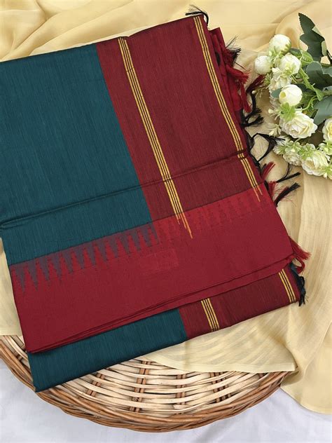 Kalyani Cotton Plain Body Stripe Pallu 012 Shagun Silks Sarees