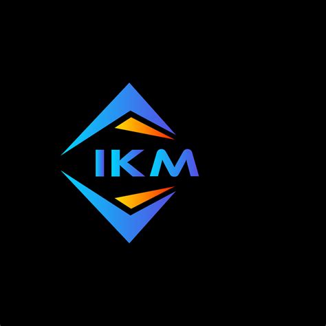 Ikm Abstract Technology Logo Design On White Background Ikm Creative Initials Letter Logo