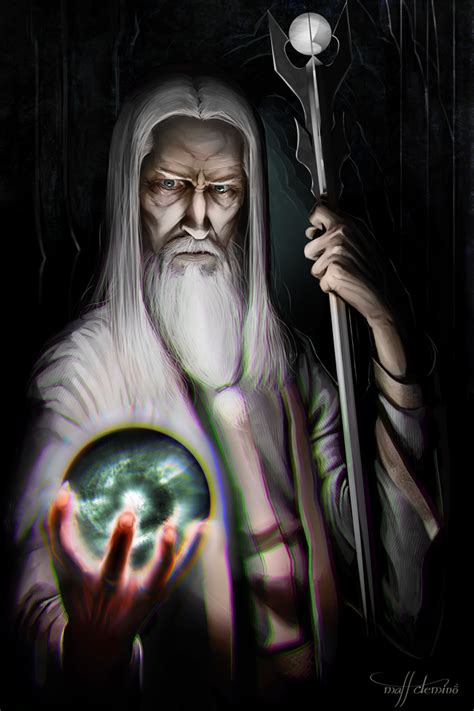 Saruman The White Figures Of Middle Earth By MattDeMino On DeviantArt