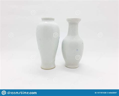 Antique Retro Vintage Flower Vases for Home Interior Decoration in White Isolated Background 05 ...