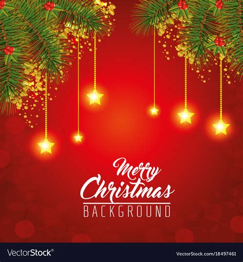 Colorful and bright merry christmas background Vector Image