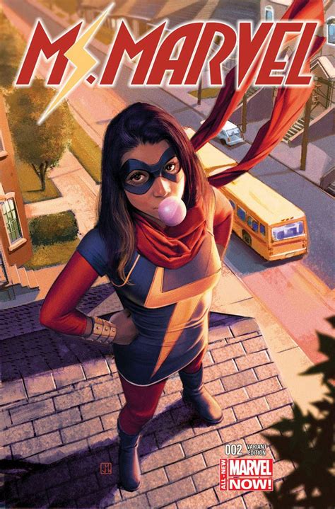 Download Ms Marvel Comic Poster Wallpaper