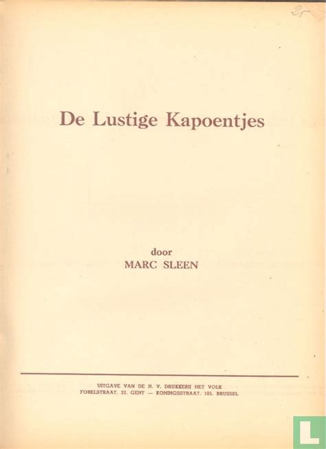 De Lustige Kapoentjes Lustige Kapoentjes De Lastdodo