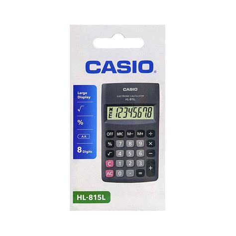 Calculadora Bolsillo D Gitos Hl L Casio