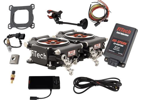 93064 Go Efi 2x4 1200 Hp Efi System Power Adder Matte Black Finish Wcdi Box Fitech Fuel