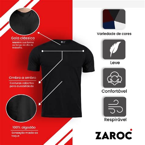 Kit Camisetas Masculina Gola V Slim Algod O Premium Zaroc Frete Gr Tis