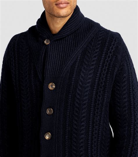 Begg X Co Cashmere Cable Knit Cardigan Harrods HK