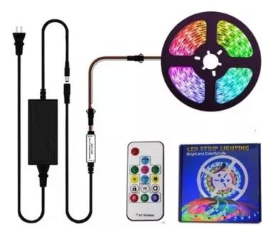 Tira Led Rgb Pixel Mayorled Kit Completo Con Fuente Y Control