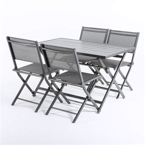 Viscoso Conquistar Sip Conjunto Mesa Y Sillas Terraza Plegables Caja