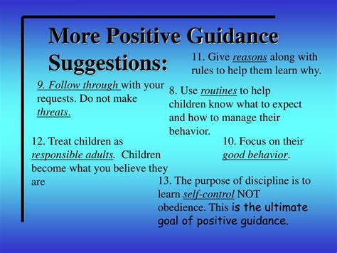 Ppt Positive Guidance And Discipline Powerpoint Presentation Free