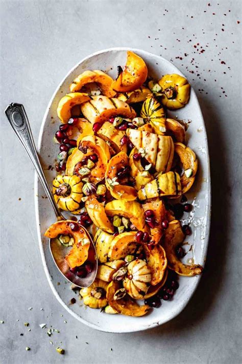 Roasted Delicata Squash With Brown Butter And Pomegranate • The Bojon Gourmet