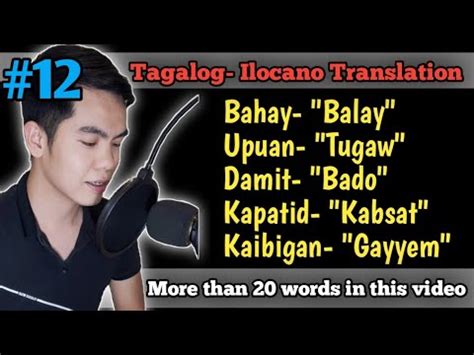 Lesson Paano Magsalita Ng Ilocano Basic Ilocano Words Phrases