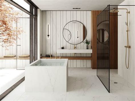 Minimalist bathrooms, plain and bare - Cosentino USA