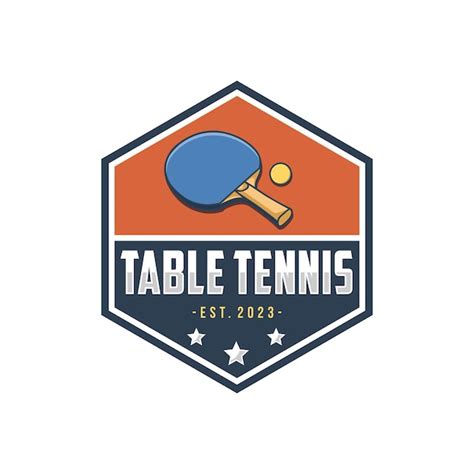 Premium Vector Table Tennis Badges Emblems Logos Design Sport Labels