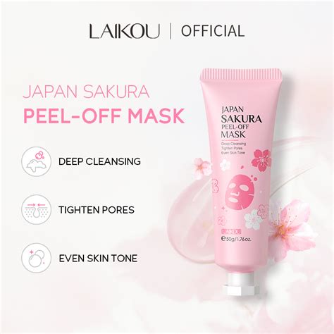 Laikou Japan Sakura Peel Off Mask G Mask Arogga Beauty Store