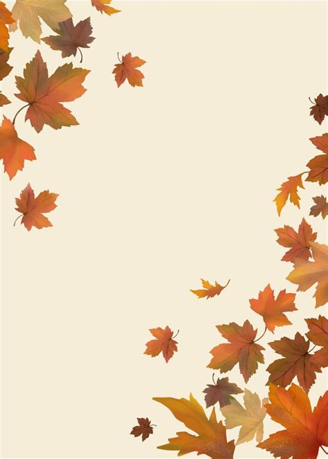 Fall Page Borders - 10 Free PDF Printables | Printablee | Fall ...