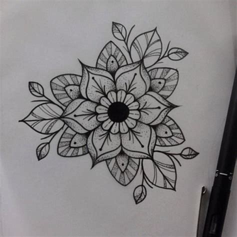 Flower Tattoo Ideas Mandalas Para Tatuar Tinta Para Tatuaje Tatuajes De Moda