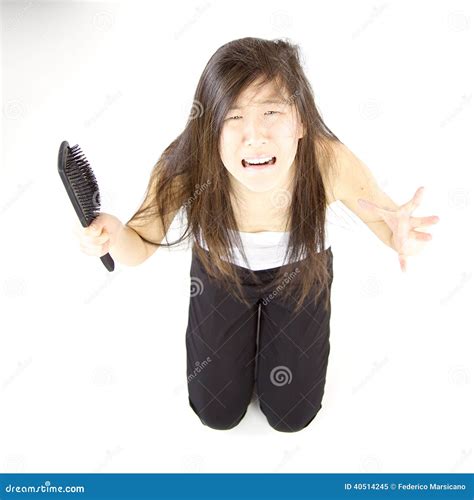 Really Bad Messy Hair Day Stock Image Image Of Beauty 40514245