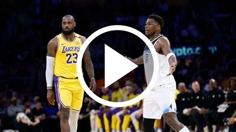 Ver EN VIVO Timberwolves vs. Lakers: dónde seguir por TV y ONLINE - TyC ...