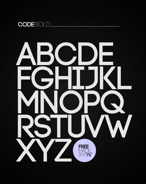 20 Free Big & Bold Fonts For Professional Design | Design Inspiration ...