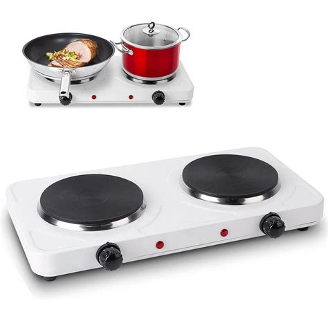 WSYW W Small Portable Electric Burner Hot Plate Top Countertop Stovetop For Kitchen