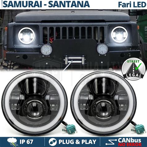 Led Scheinwerfer Angel Eyes F R Suzuki Samurai Sj Santana Wei Es Licht