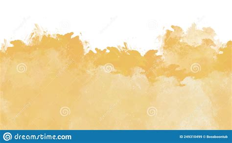 Orange Watercolor Background For Your Design Watercolor Background Concept Vector Stock