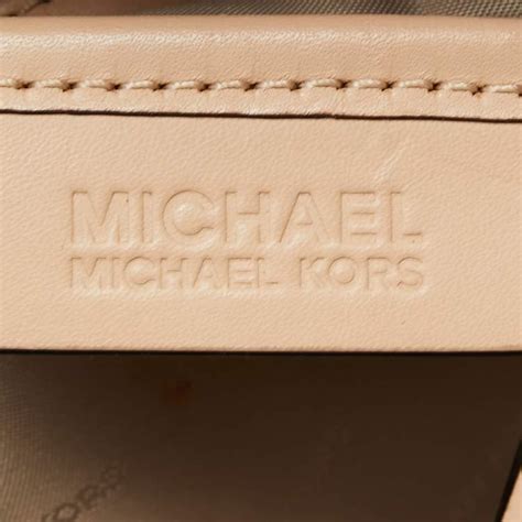 Michael Michael Kors White Signature Coated Canvas And Leather Jet Set