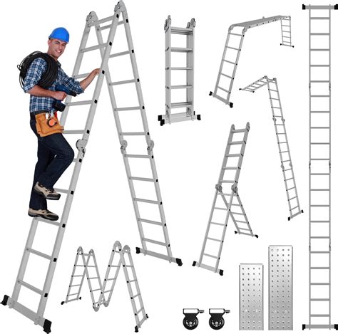 Joparri X Multifunctionele Ladder Cm In Aluminium Ladder