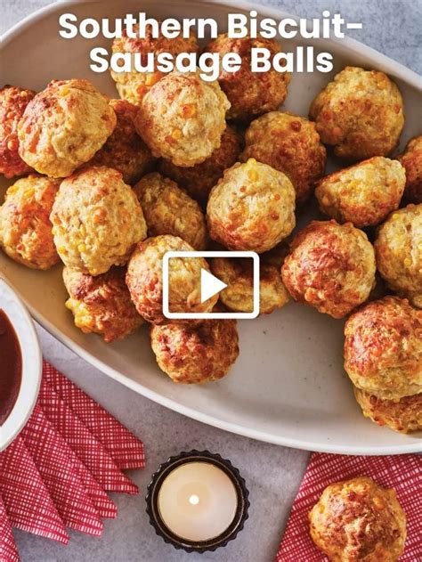 Southern Biscuit Sausage Balls Savory