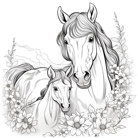 VOL. 2 20 Printable Horse Coloring Pages for Kids and - Etsy Canada