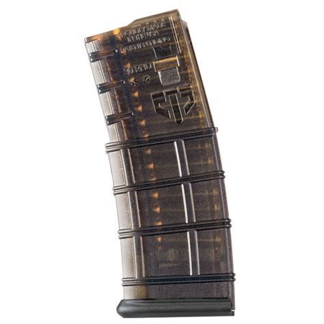 ETS Gen 2 AR 15 223 5 56 30 Round Carbon Smoke Magazine