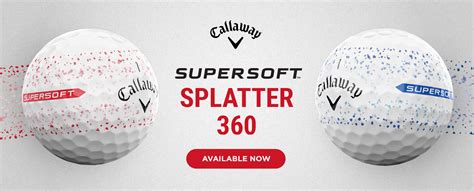 Callaway Supersoft Splatter Golf Balls Callaway Supersoft