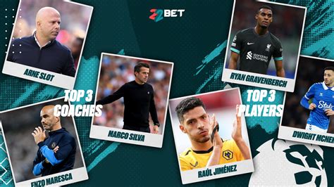 Top 3 Premier League Coaches And Players Of September 2024 22bet Analysis