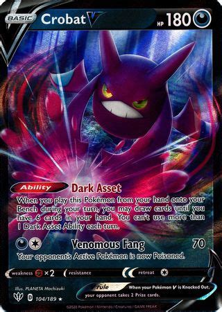 Crobat V - Sword & Shield: Darkness Ablaze - Pokemon | TrollAndToad