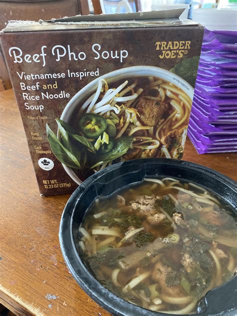 Trader Joes Find Beef Pho Soup 220 Cals 1200isplenty