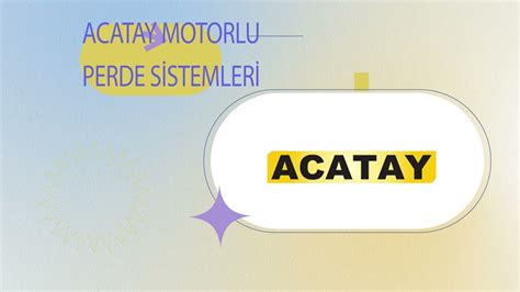 Acatay Motorlu Perde S Stemler Youtube