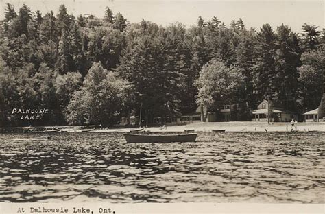 Vintage Photograph Of Dalhousie Lake Lanark County