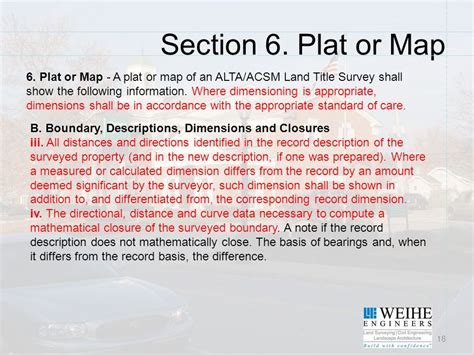 Minimum Standard Detail Requirements For Alta Acsm Land Title