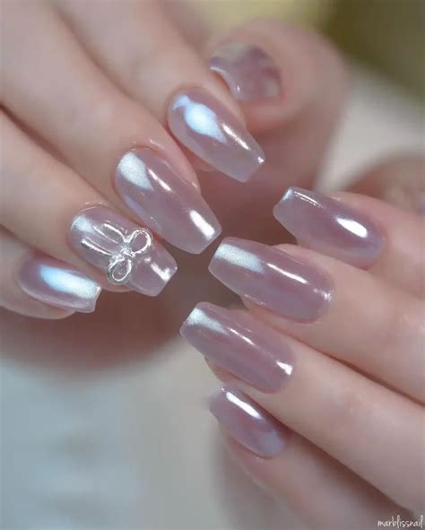 Stunning Nude Chrome Nails Guide To Elegant Nail Art