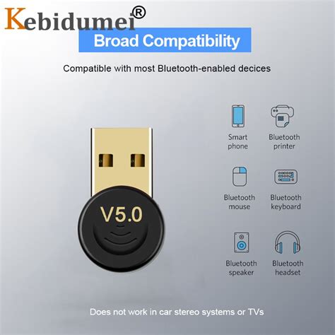 Kebidumei Usb Bluetooth Adapter Usb Dongle F R Grandado