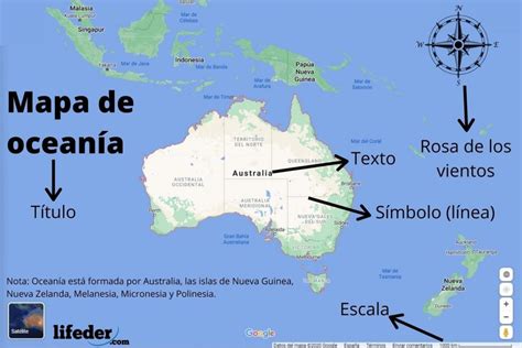 Los 10 Elementos De Un Mapa Y Sus Características