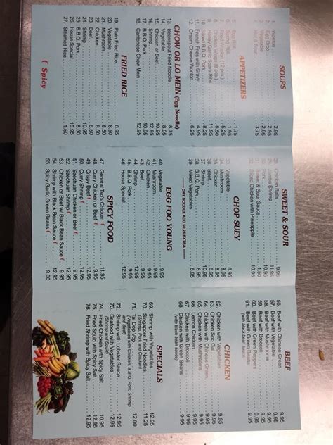 Menu At Golden Gate Chinese Restaurant Amherstburg