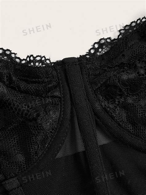 SHEIN X Mirella Santos SHEIN ICON Top De Tubo De Malla Recortada De