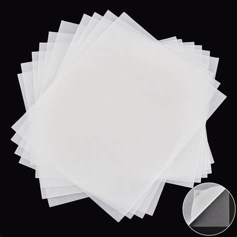 Pandahall Elite 10pcs Iron On Adhesive Patch Rectangle Double Sided