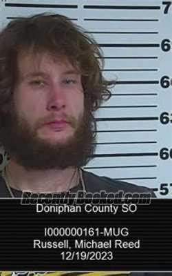 Recent Booking Mugshot For Michael Reed Russell In Doniphan County