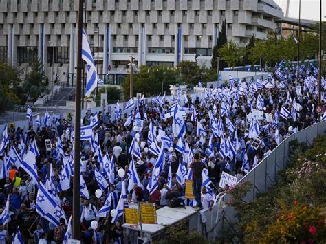 La Seguridad Israelí Una Marcha Masiva En Apoyo A Netanyahu