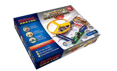 Электронный конструктор Знаток "Первые шаги в электронике" Набор A (15 ...