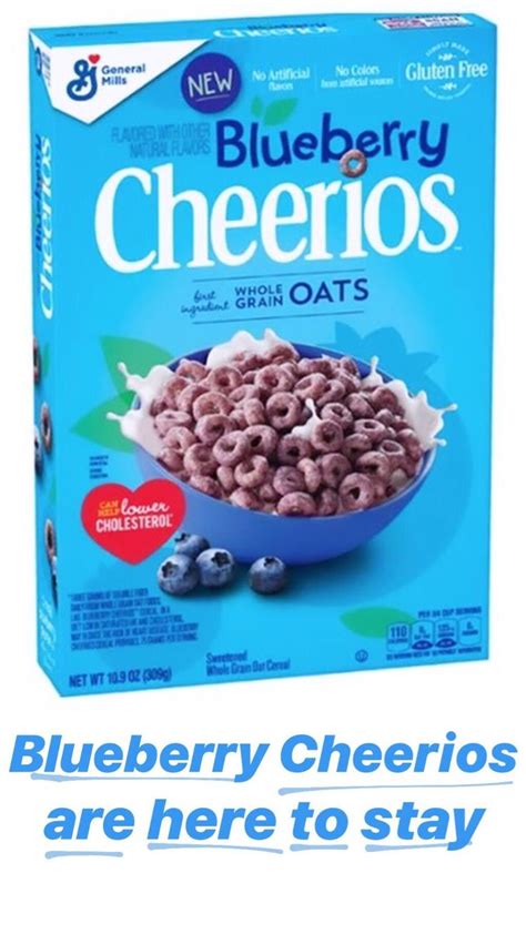 Blueberry Cheerios Are Here To Turn Your Milk Bright Blue Blueberry