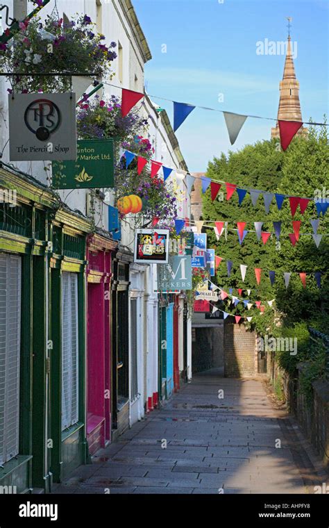 Bath Place, Taunton, Somerset, England Stock Photo - Alamy